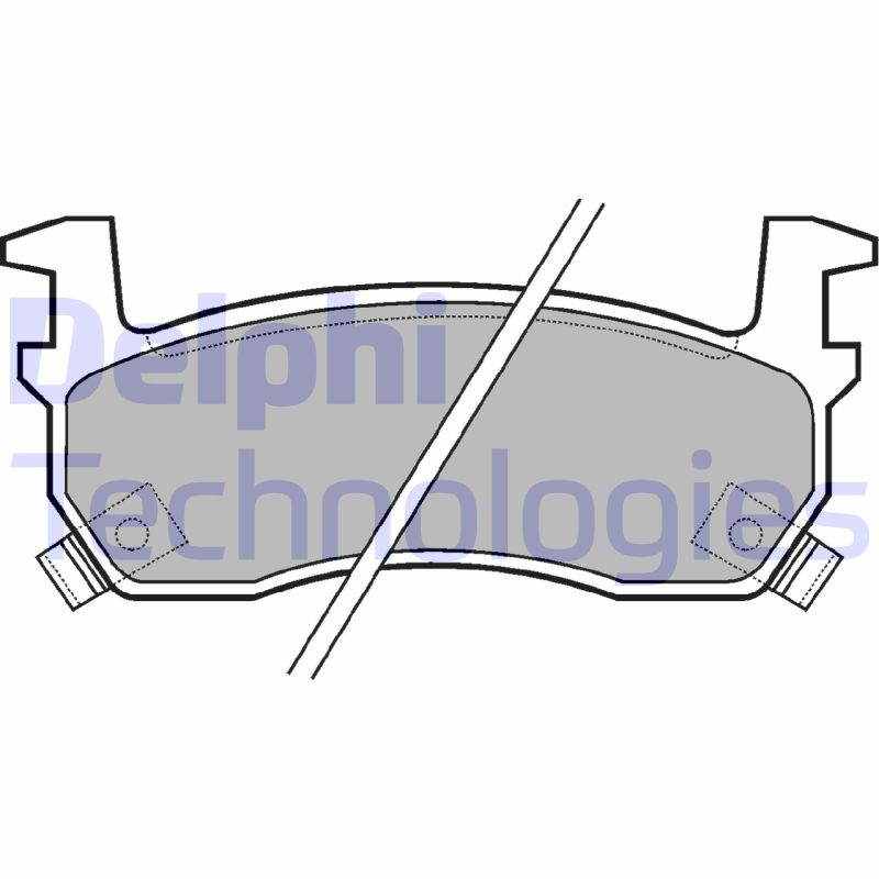 Remblokset Delphi Diesel LP635