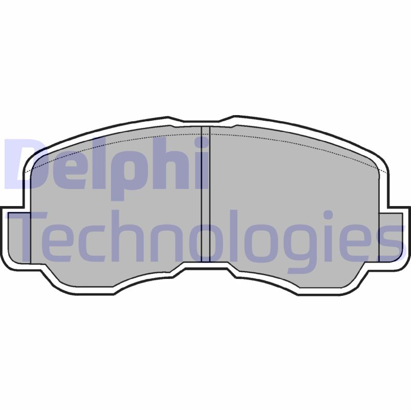 Remblokset Delphi Diesel LP640