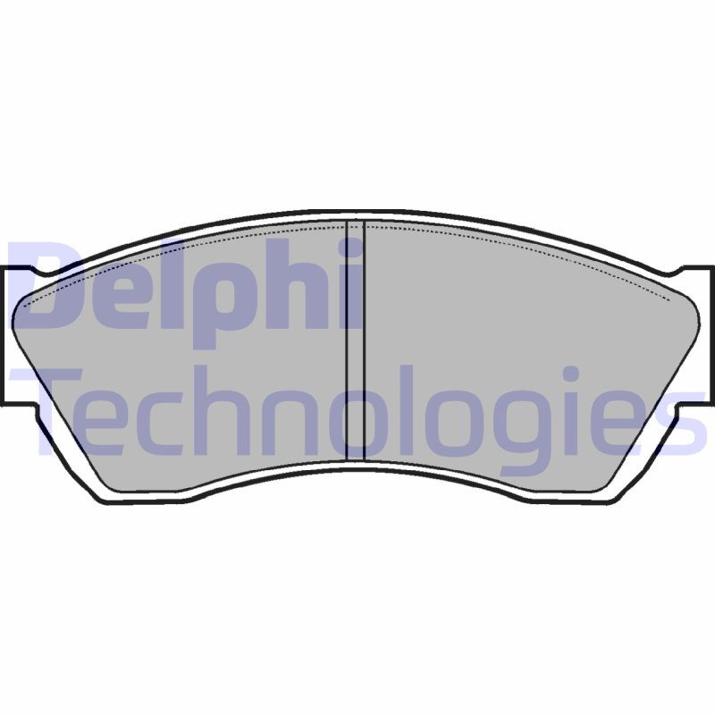 Remblokset Delphi Diesel LP676