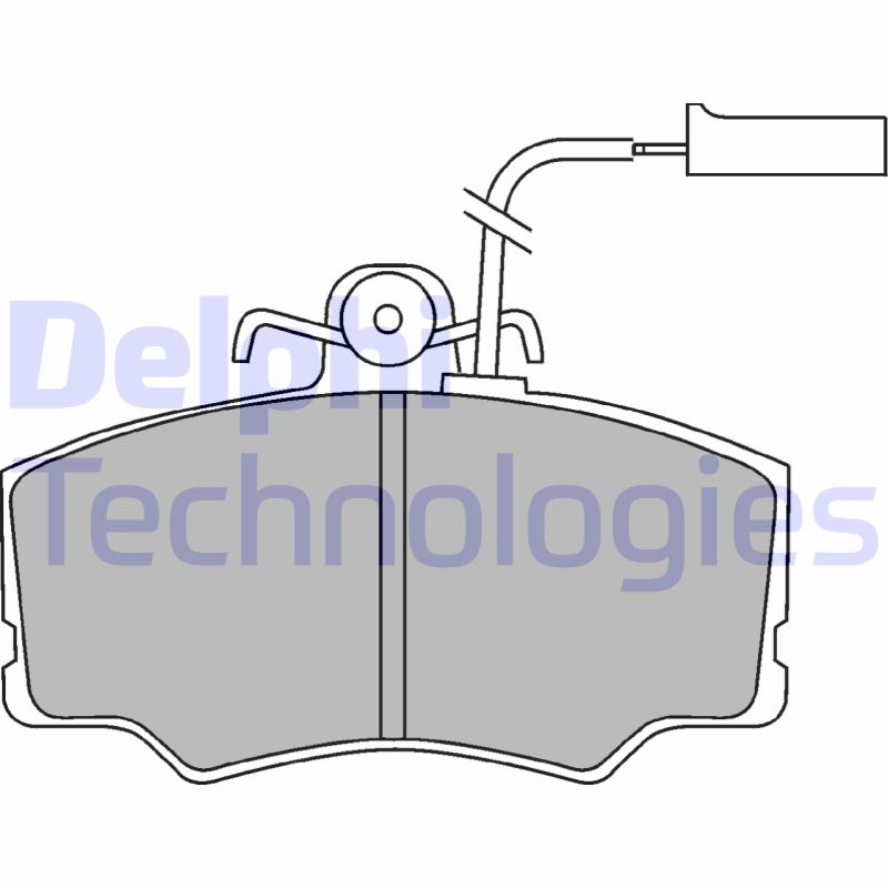 Remblokset Delphi Diesel LP692