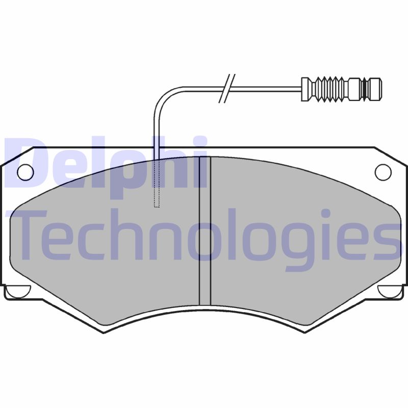 Remblokset Delphi Diesel LP697