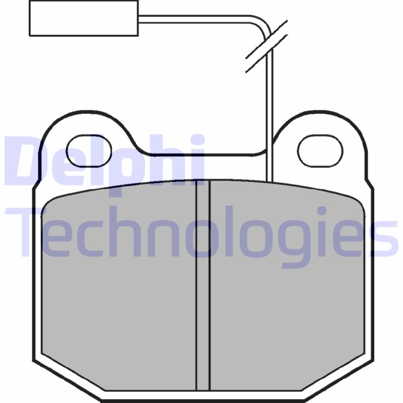Remblokset Delphi Diesel LP712