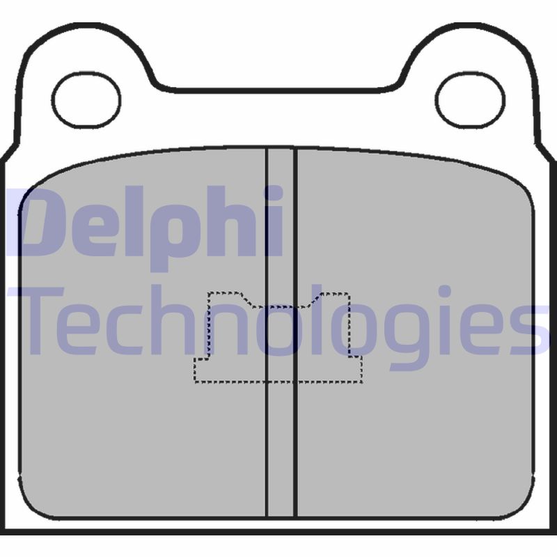 Remblokset Delphi Diesel LP76