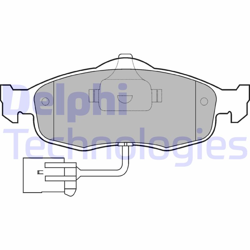 Remblokset Delphi Diesel LP781