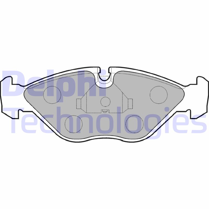 Remblokset Delphi Diesel LP786