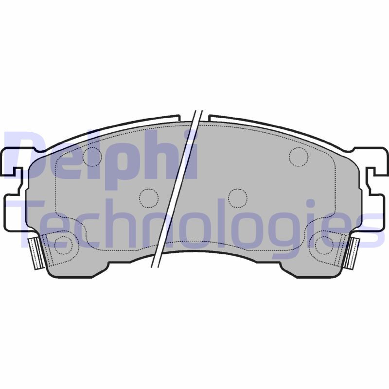 Remblokset Delphi Diesel LP801