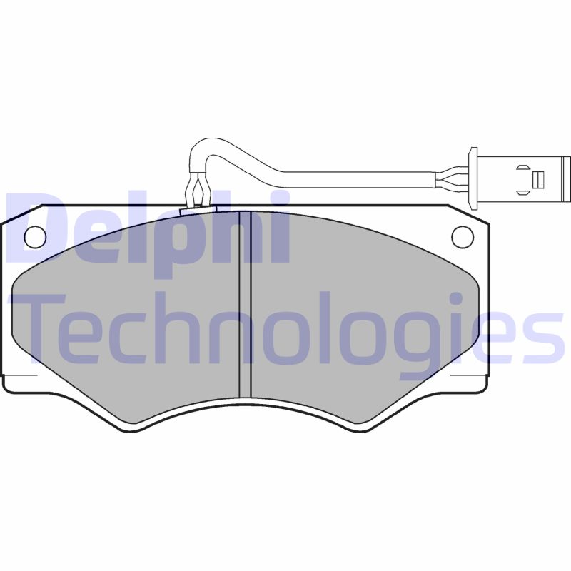 Remblokset Delphi Diesel LP833