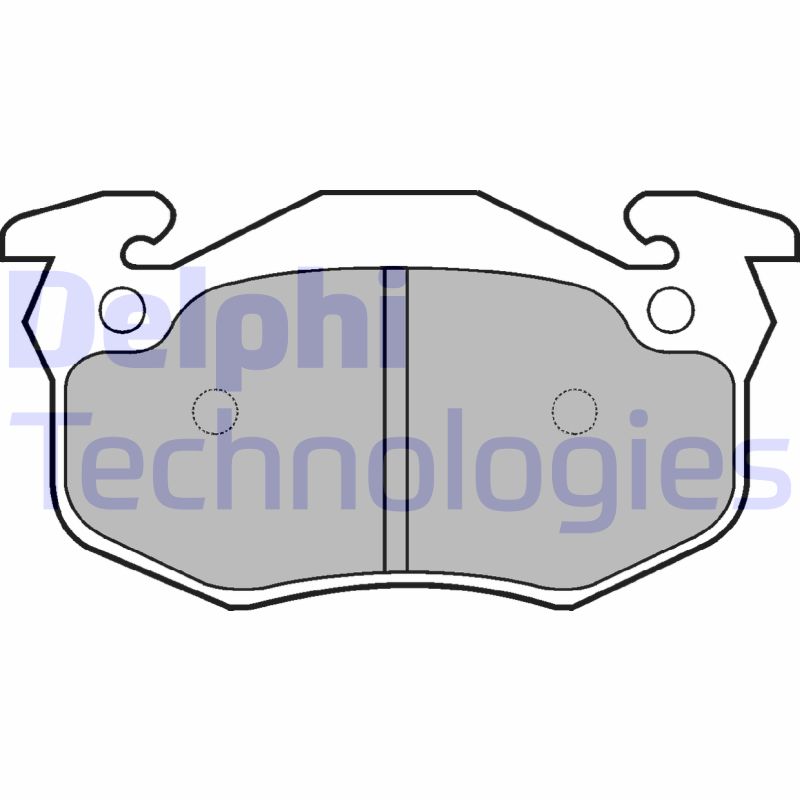 Remblokset Delphi Diesel LP836