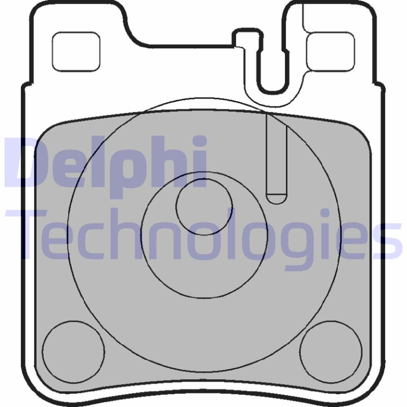 Remblokset Delphi Diesel LP841