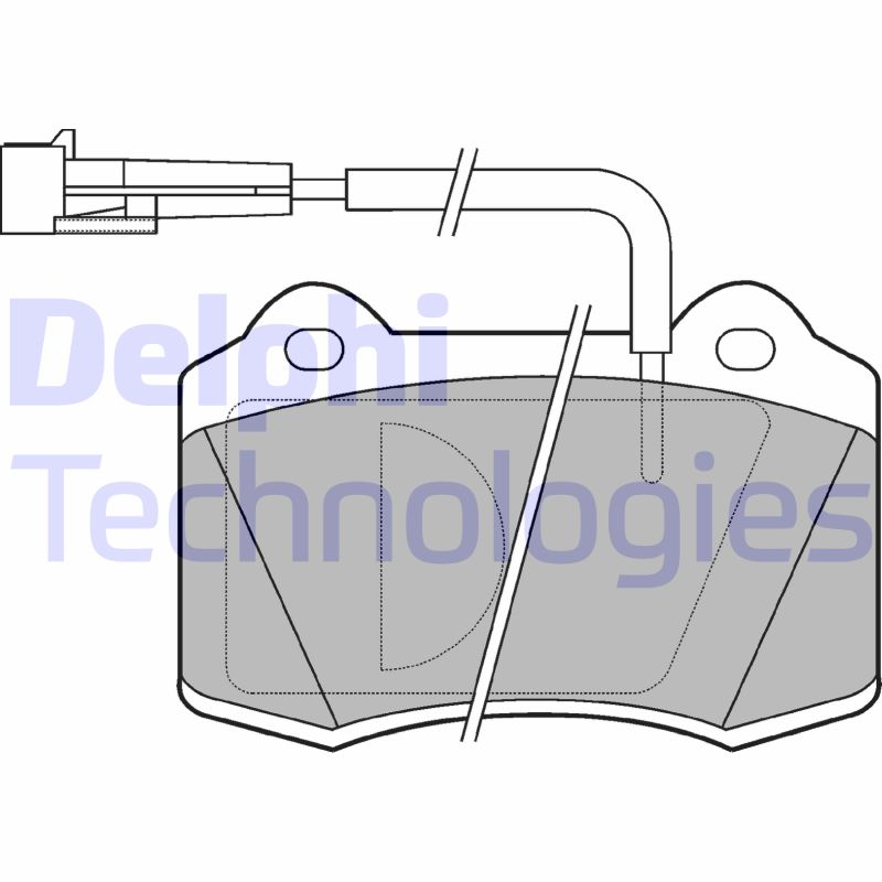 Remblokset Delphi Diesel LP849