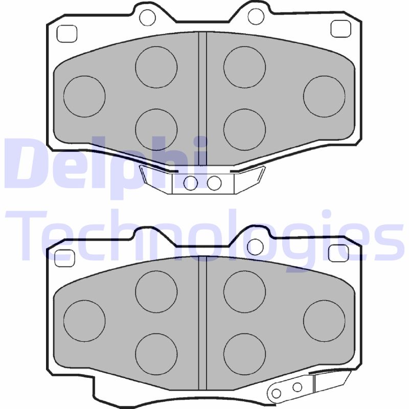 Remblokset Delphi Diesel LP854