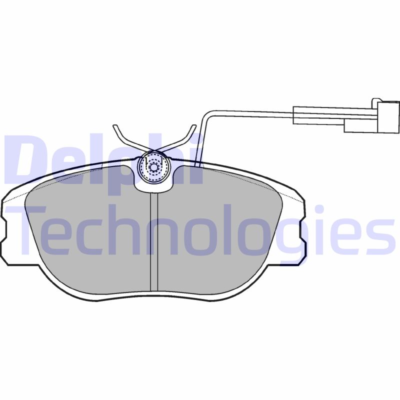 Remblokset Delphi Diesel LP875