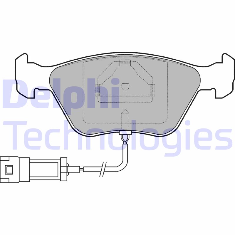 Remblokset Delphi Diesel LP886