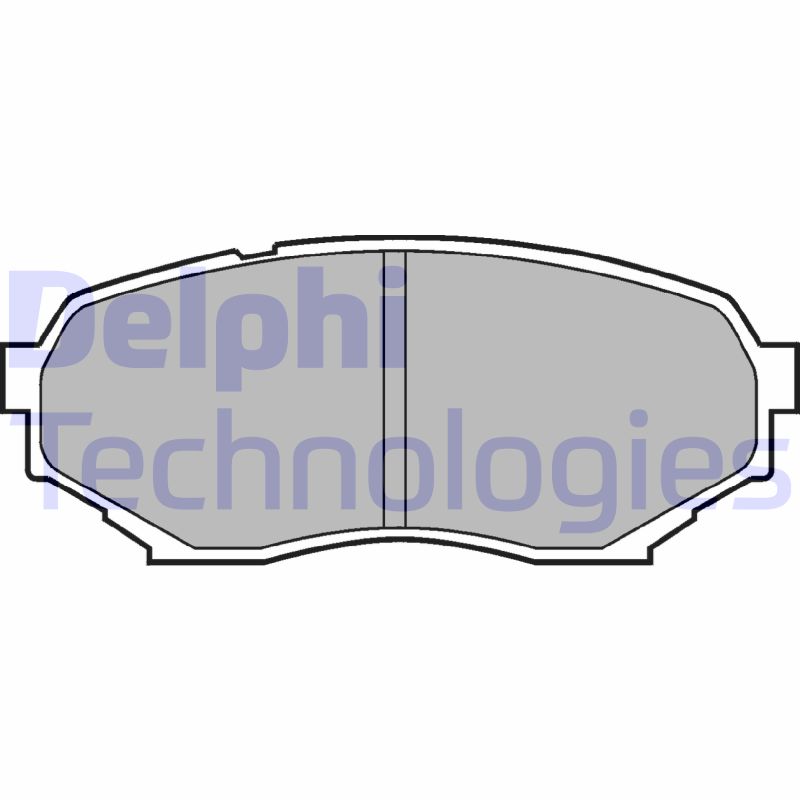 Remblokset Delphi Diesel LP934