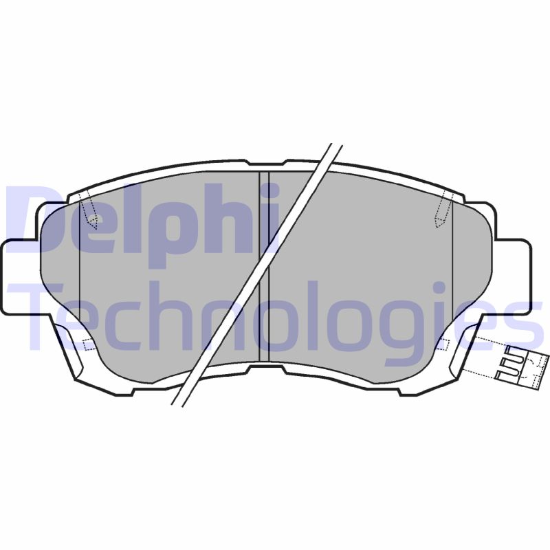 Remblokset Delphi Diesel LP936