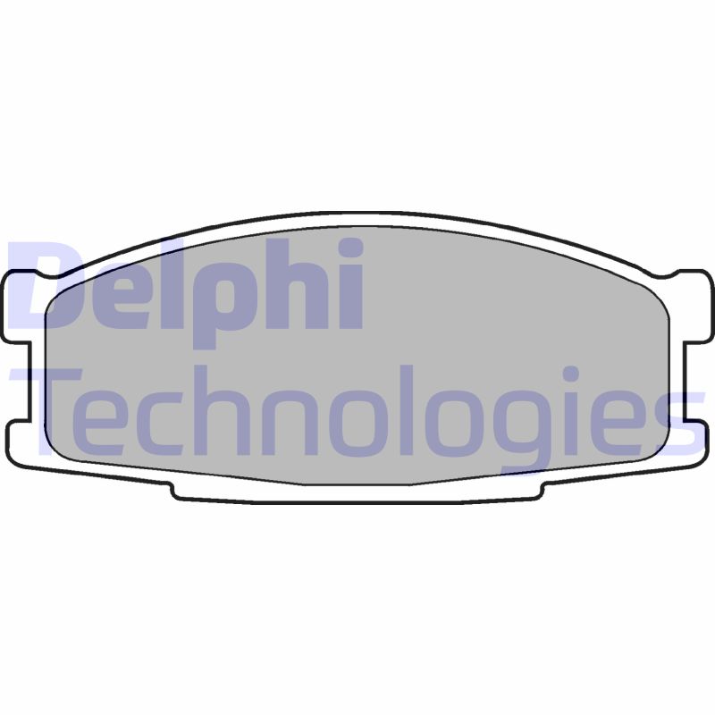 Remblokset Delphi Diesel LP981