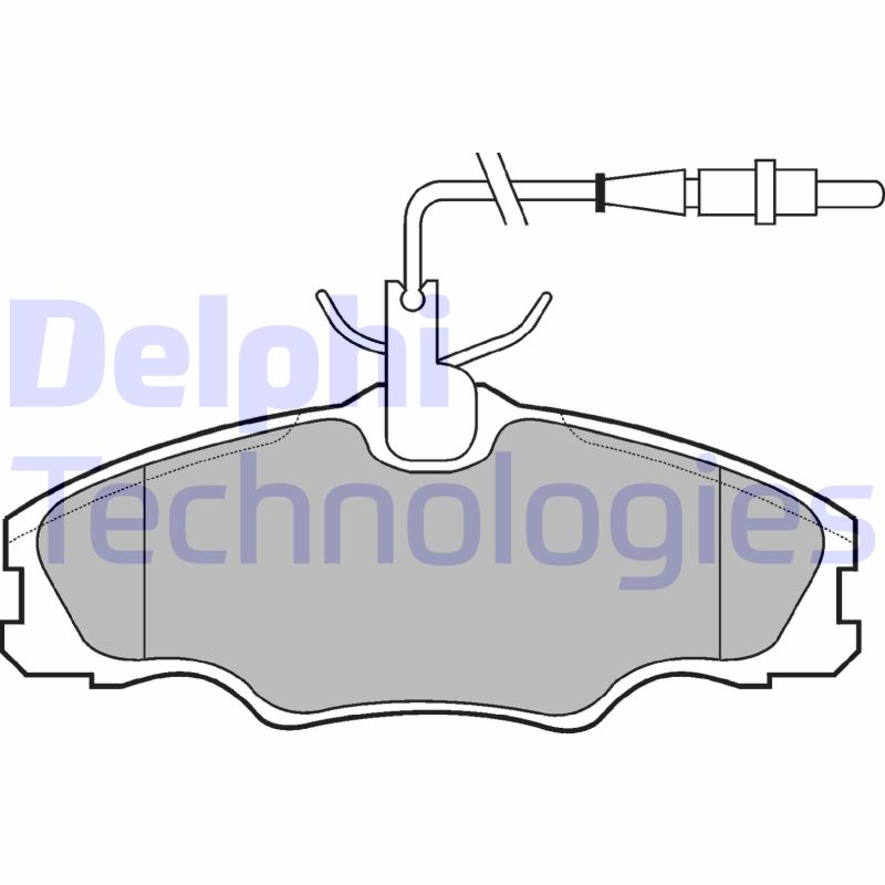 Remblokset Delphi Diesel LP985