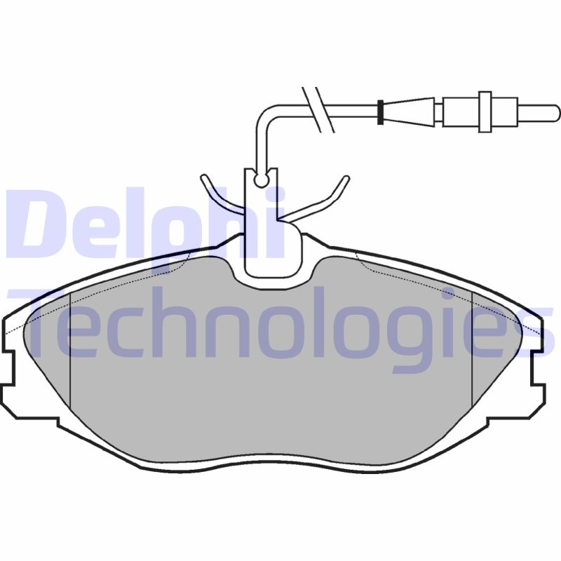 Remblokset Delphi Diesel LP986