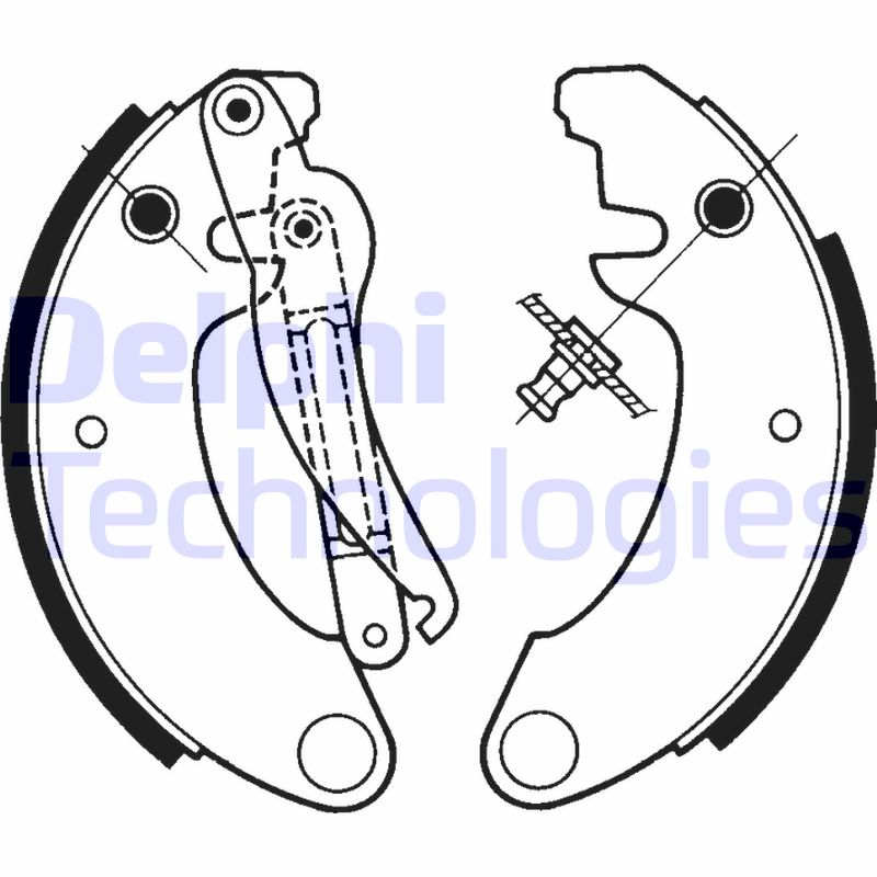 Remschoen set Delphi Diesel LS1157