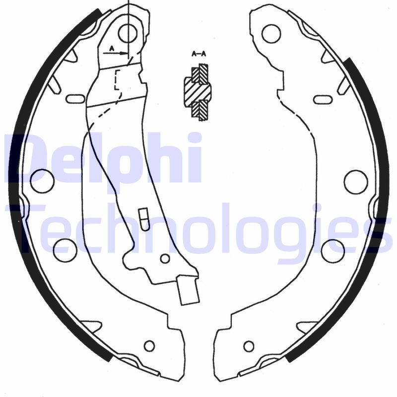 Remschoen set Delphi Diesel LS1828