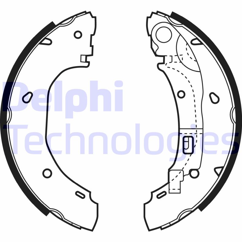 Remschoen set Delphi Diesel LS1925