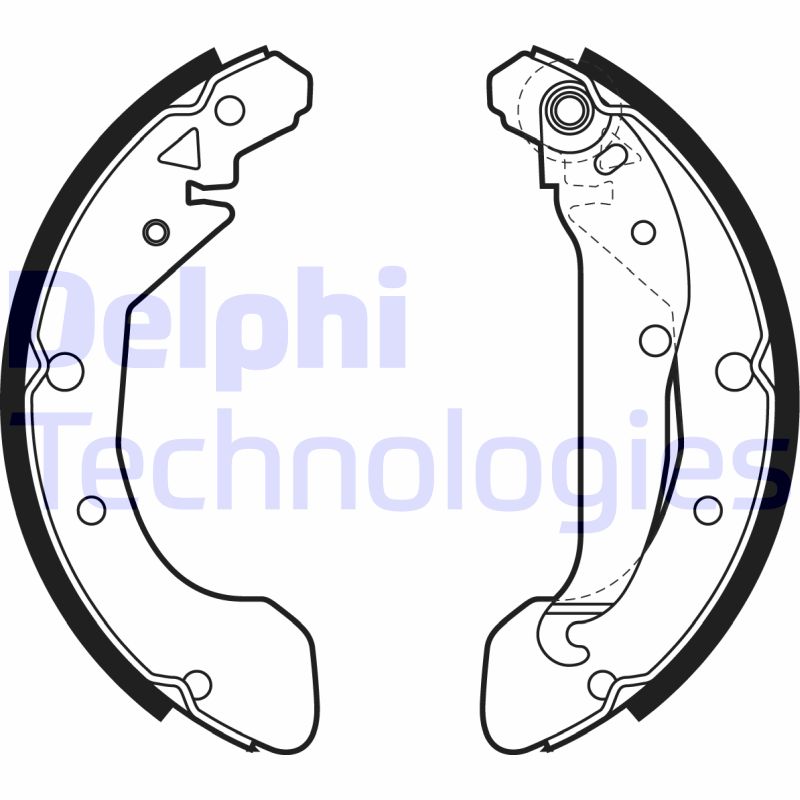 Remschoen set Delphi Diesel LS2004