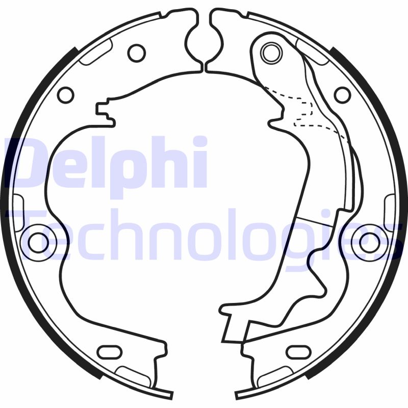 Remschoen set Delphi Diesel LS2083