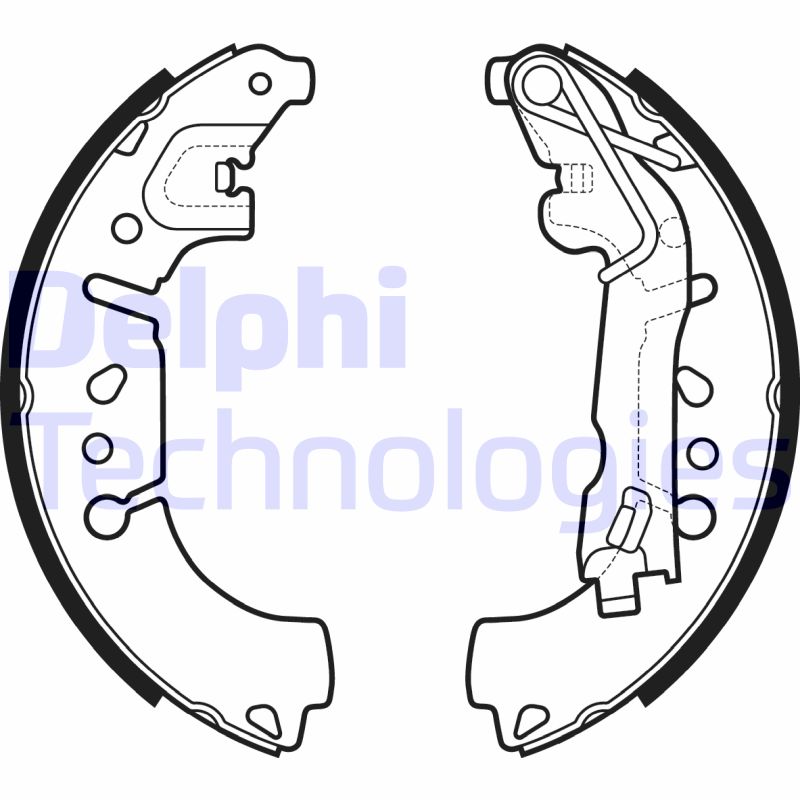 Remschoen set Delphi Diesel LS2135