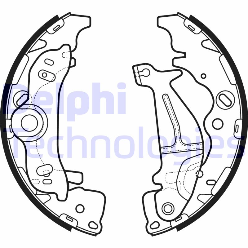 Remschoen set Delphi Diesel LS2138