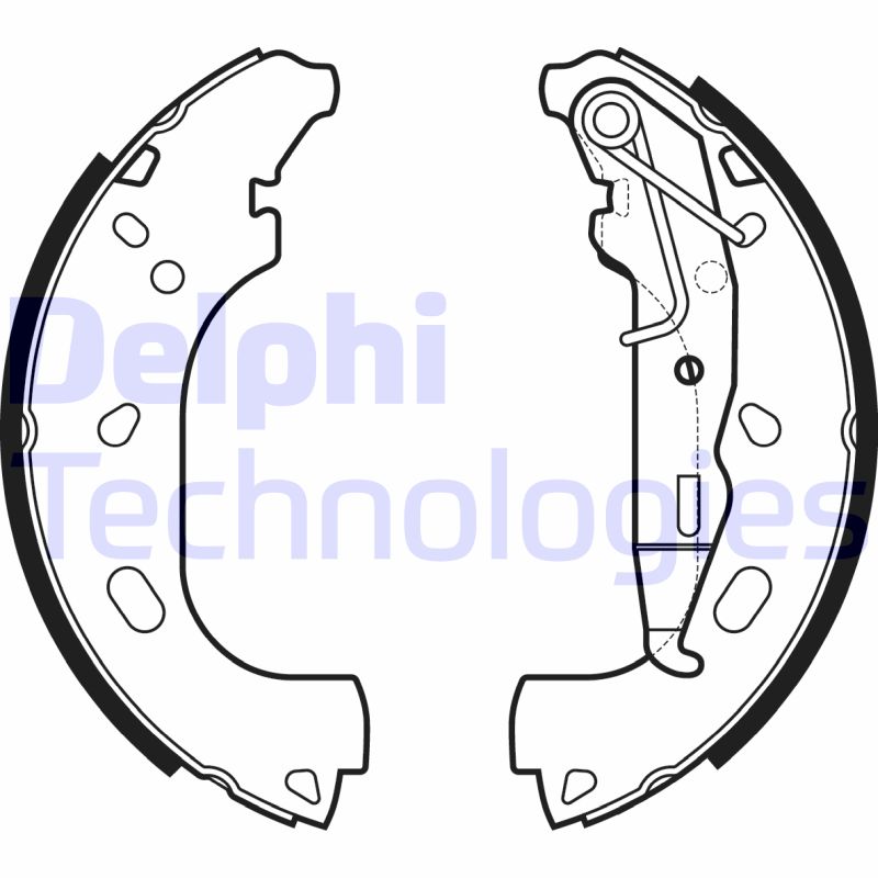 Remschoen set Delphi Diesel LS2167