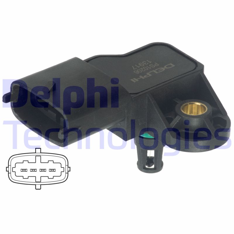 Vuldruk sensor Delphi Diesel PS10206