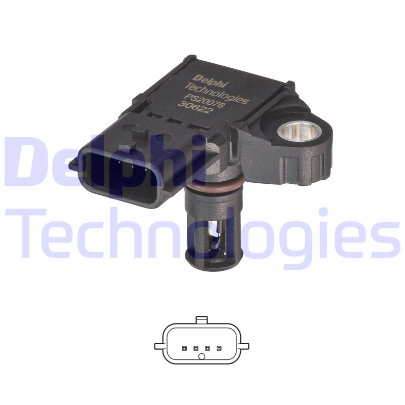 MAP sensor Delphi Diesel PS20076-12B1