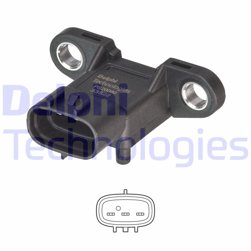 MAP sensor Delphi Diesel PS20080-12B1