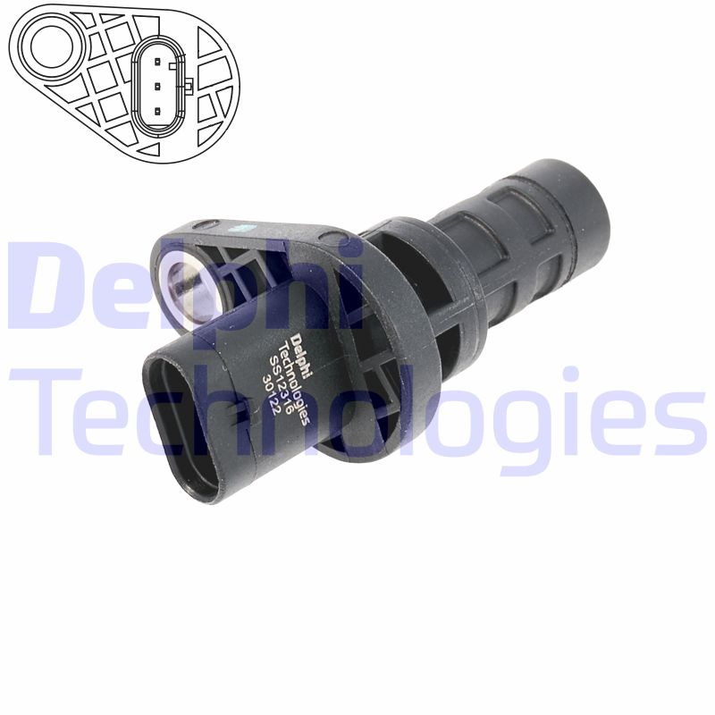 Krukas positiesensor Delphi Diesel SS12316-12B1