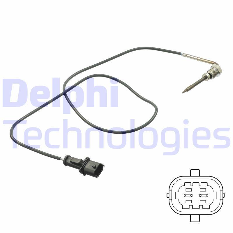 Sensor uitlaatgastemperatuur Delphi Diesel TS30112