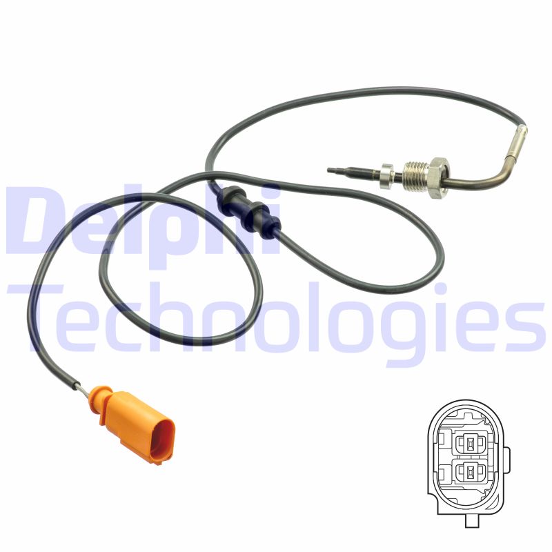 Sensor uitlaatgastemperatuur Delphi Diesel TS30144