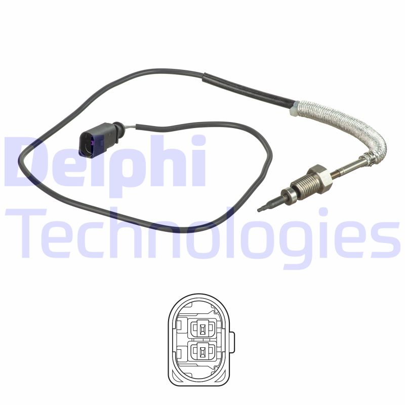 Sensor uitlaatgastemperatuur Delphi Diesel TS30158