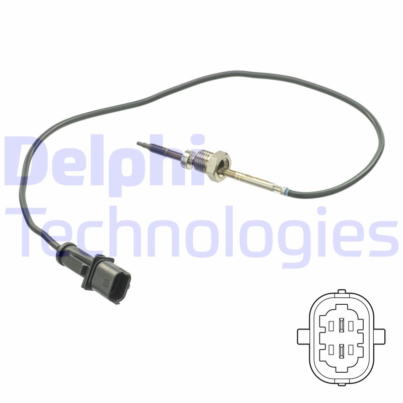 Sensor uitlaatgastemperatuur Delphi Diesel TS30201