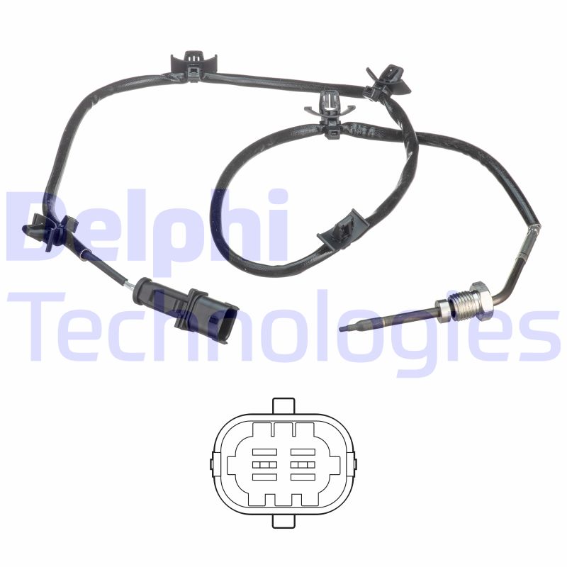 Sensor uitlaatgastemperatuur Delphi Diesel TS30216