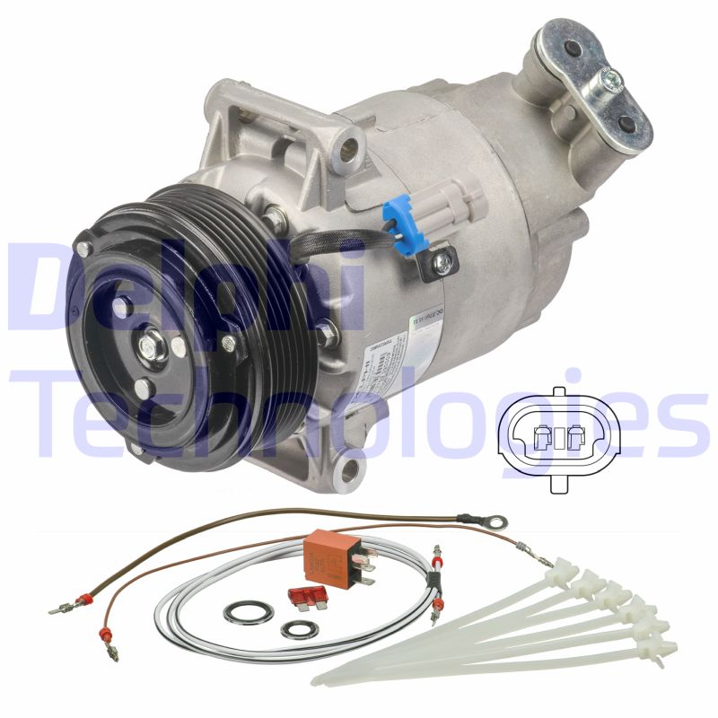 Delphi Diesel Airco compressor TSP0155802