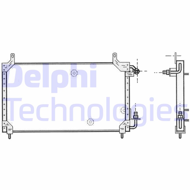 Airco condensor Delphi Diesel TSP0225413