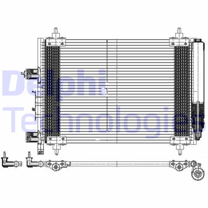 Airco condensor Delphi Diesel TSP0225537