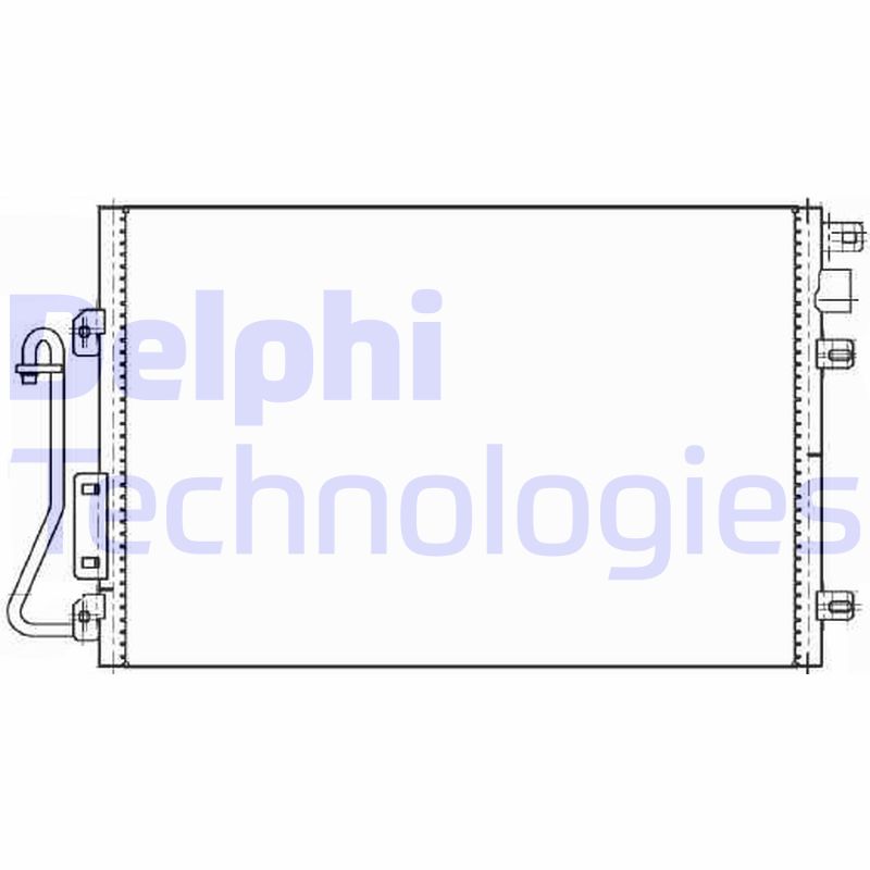 Airco condensor Delphi Diesel TSP0225635