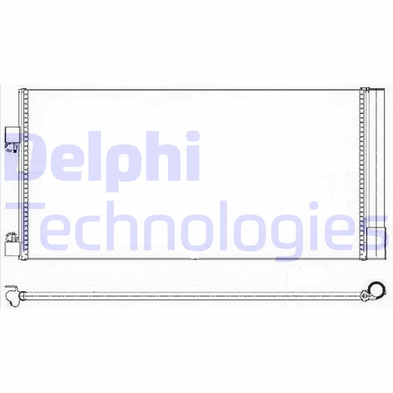 Airco condensor Delphi Diesel TSP0225638