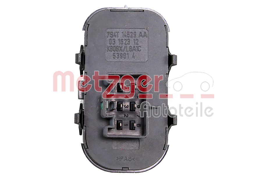 Metzger Raambedieningsschakelaar 0916959