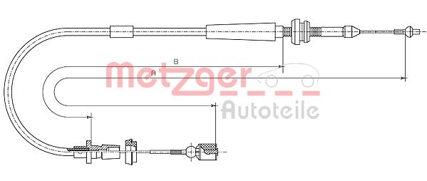 Gaskabel Metzger 10.1011