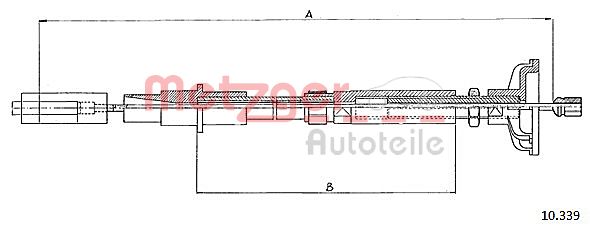 Koppelingskabel Metzger 10.339