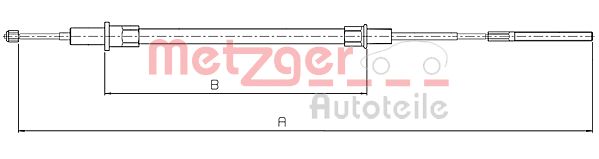Handremkabel Metzger 10.4153