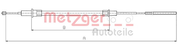 Handremkabel Metzger 10.4154
