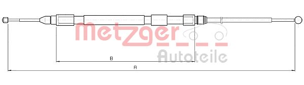 Handremkabel Metzger 10.4157